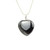 Hematite Heart Pendant Necklace