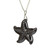 Hematite Starfish Pendant Necklace