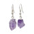 Raw Amethyst Point Earrings ~

The Stone of Tranquility & Psychic Power. Provides peace, balance and a feeling of oneness with your spiritual goals. Heightens intuition, provides protection and healing. Helps one to break free from addictions. Activates the third eye chakra. Assists in dreaming, astral travel & meditation.