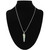 Green Aventurine Wrap Point Pendant Necklace