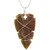 Jasper Arrowhead  Large Flat Point Pendant Necklace