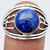 Lapis Ring ~
Lapis Lazuli ~ Universal symbol of wisdom and truth. Activates the upper chakras and stimulates the pineal gland. Opens your connection to Spirit.Helps one to develop intuition, psychic visions and clairvoyant abilities. Creates feelings of peace, harmony and the gift of enlightenment.
