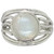 Sterling Silver Round Rainbow Moonstone Indian Gemstone Ring ~

Rainbow Moonstone ~ A Goddess stone that is associated with the magic of the moon. Most powerful time to use a moonstone is during a full moon. Brings good fortune, success and love. Assists in foretelling the future. Enhances intuition and promotes inspiration. A passionate love stone, stimulating kundalini energy. An excellent stone to use during meditation to understand oneself.