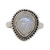 Sterling Silver Genuine Rainbow Moonstone Indian Ring ~

Rainbow Moonstone ~ A Goddess stone that is associated with the magic of the moon. Most powerful time to use a moonstone is during a full moon. Brings good fortune, success and love. Assists in foretelling the future. Enhances intuition and promotes inspiration. A passionate love stone, stimulating kundalini energy. An excellent stone to use during meditation to understand oneself.