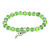 Turkish Evil Eye Stretch Bracelet With Charm - Green