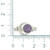 Sterling Silver Crescent Moon Faceted Amethyst Gemstone Ring