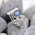 Blue Labradorite - Madagascar Ring Size - 9.5