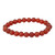 Red Agate Sphere 8mm Bracelet