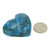 Apatite Heart  Small With Quarter ~

This blue variety of Apatite, which is a calcium phosphate mineral, gets its name from the Greek word for ‘to deceive’ due to many people mistaking it for other minerals such as Peridot and Beryl. A stone of manifestation attuned to the future, activating psychic abilities and allowing expansion of knowledge. Stimulates the intellect and brings ideas from the mind down to the earth realm. Allows a deeper dive and reflection into oneself, promoting the search for self-insight and inner clarity. Increases the strength and frequency of lucid dreaming. Great stone for use in past-life or alternate-life work due to its ability to access the energy levels where an individual’s soul patterns exist. Promotes independence and ambition. Aids in communication.