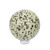 Dalmatian Jasper Sphere 50 mm ~

Also called Dalmatian Stone and is a gray, cream, or beige-brown Jasper with spots of iron oxide, Tourmaline, or other inclusions that resemble the coat of the Dalmatian dog breed. Appeals to the child within us all, fortifying the spirit and encouraging playfulness. This makes it a great tool for those who are overly analytical, as it directs that carefulness back into the joy of simply being. It actually encourages careful thinking but aids in balancing those qualities so they get translated into actuality with enthusiasm and vigor. Due to Tourmaline inclusions, it is known for being protective and grounding against negative energy or old patterns. Said to offer support within families by promoting emotional harmony and has a calming influence for children and animals.