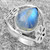 Rainbow Moonstone Ring Size - 7