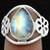 Rainbow Moonstone Ring Size - 7