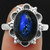 Labradorite Oval RIng Size 8