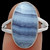 Blue Lace Agate Ring Size 8.5