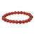 Red Agate Sphere Bracelet 8mm
