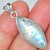 Rainbow Moonstone Pendant , Length 1 4/7 inch