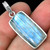 Rainbow Moonstone Pendant, Length 1 4/9 inch