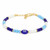 Evil Eye Round Jeweled String Bracelet