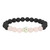 Lava and Rose Quartz Buddha Bracelet