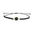 Gemstone String Bracelet - Black Obsidian