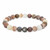Coffee Agate Sphere Bracelet 8mm