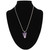 Amethyst Guardian Angels Pendant Necklace