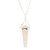 Rose Quartz Point Pendant Necklace