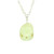 Prehnite Pendant Necklace, Polished