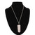 Rose Quartz Wrapped Flat Point Pendant Necklace