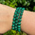 malachite sphere bracelet 8mm