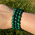 malachite sphere bracelet 10mm