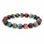 Tiger’s Eye 10mm Sphere Bracelets - Aqua and Red