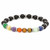 Black Obsidian and Chakra Protection Bracelet