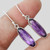 Sterling Silver Amethyst Oval Earrings ~

Amethyst ~ The Stone of Tranquility & Psychic Power. Provides peace, balance and a feeling of oneness with your spiritual goals. Heightens intuition, provides protection and healing.