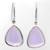 Sterling Silver Amethyst Brazil Earrings ~
Amethyst ~ The Stone of Tranquility & Psychic Power. Provides peace, balance and a feeling of oneness with your spiritual goals. Heightens intuition, provides protection and healing.