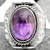 Sterling Silver African Amethyst Ring ~ 

Amethyst ~ The Stone of Tranquility & Psychic Power. Provides peace, balance and a feeling of oneness with your spiritual goals. Heightens intuition, provides protection and healing.