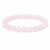 Rose Quartz Matte Sphere Bracelet