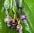 Wire-Wrapped Crystal Mushroom Necklace - amethyst