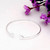 Sterling Silver Heart Cuff Bracelet ~