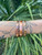 Adjustable copper bangle bracelet made from solid copper