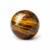Tigers Eye Sphere With Gold Stand