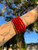 Carnelian Beaded Bracelet - 6mm