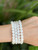 White Jade Sphere Bracelet 8mm