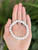 White Jade Sphere Bracelet 8mm