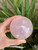 Rose Quartz Sphere with Gold Stand
