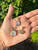 Gold-Plated Scenic Dendritic Agate Pendant