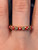 Gold Plated Evil Eye Stone Adjustable Ring (Color vary)