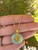 Jade Medallion Necklace -White & Green Jade Healing Jewelry