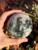 Moss Agate Sphere With Stand
