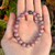 Rhodonite 8mm Sphere Bracelet